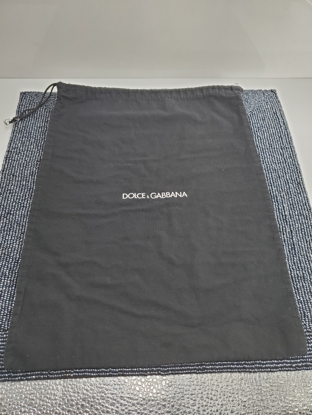 DOLCE & GABBANA Black Dust Cover Bag 11 1/4" x 14.5" Height (**)